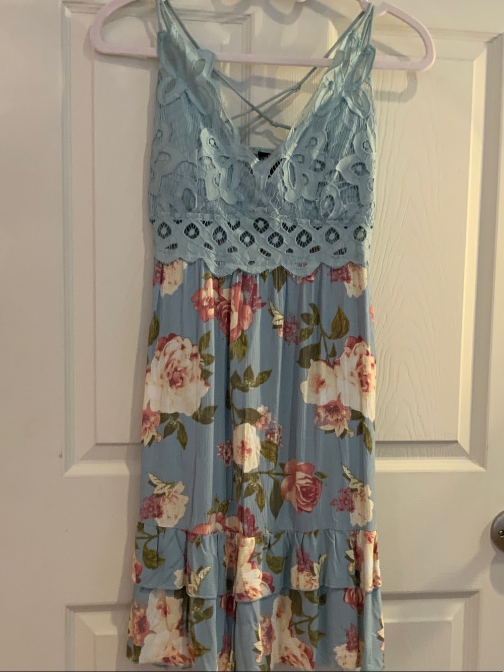STREETWEAR Society - Floral Lace-Top Sundress